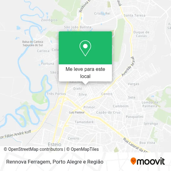 Rennova Ferragem mapa