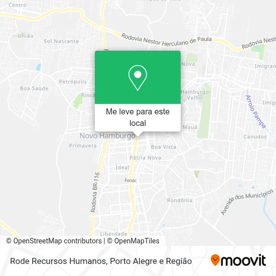 Rode Recursos Humanos mapa