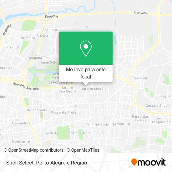 Shell Select mapa