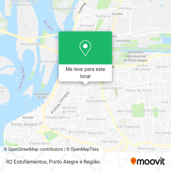 R2 Estofamentos mapa