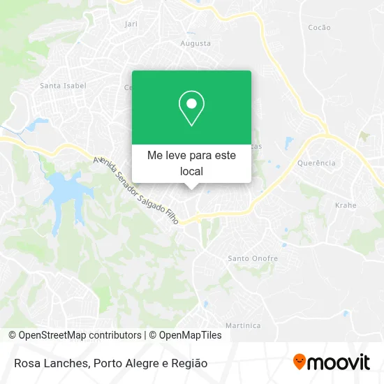 Rosa Lanches mapa