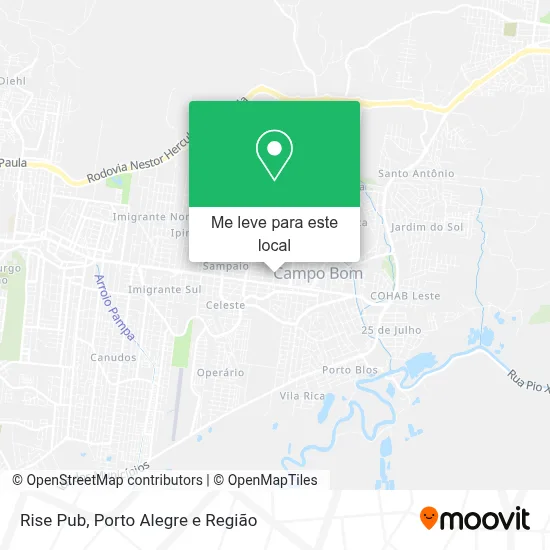 Rise Pub mapa