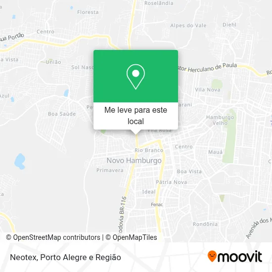 Neotex mapa