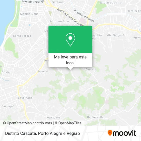 Distrito Cascata mapa