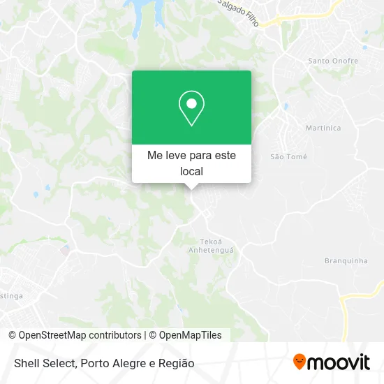 Shell Select mapa