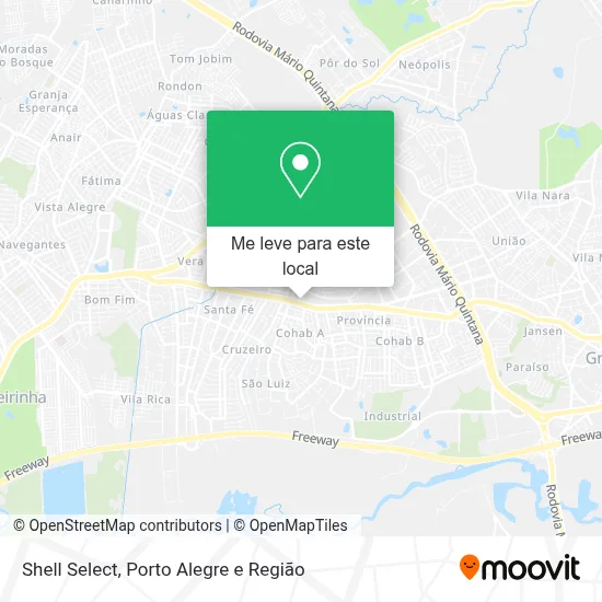 Shell Select mapa