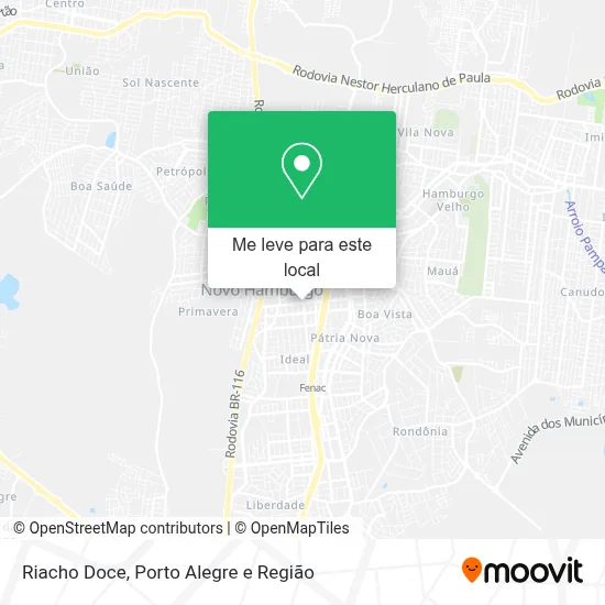 Riacho Doce mapa