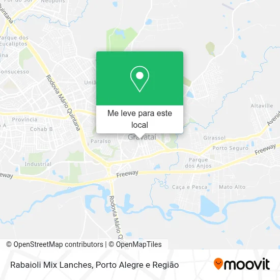 Rabaioli Mix Lanches mapa