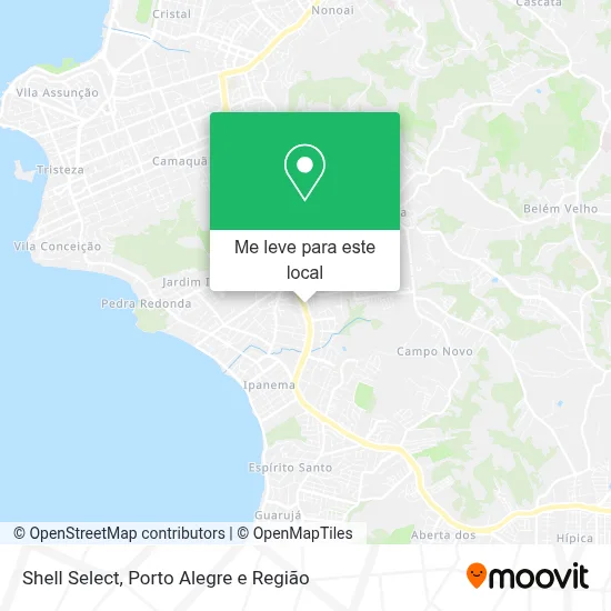 Shell Select mapa