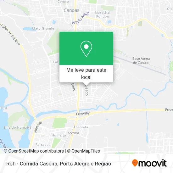 Roh - Comida Caseira mapa