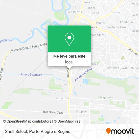 Shell Select mapa