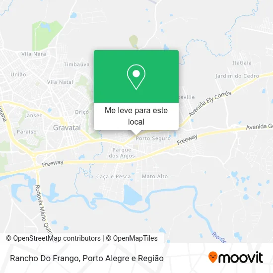 Rancho Do Frango mapa