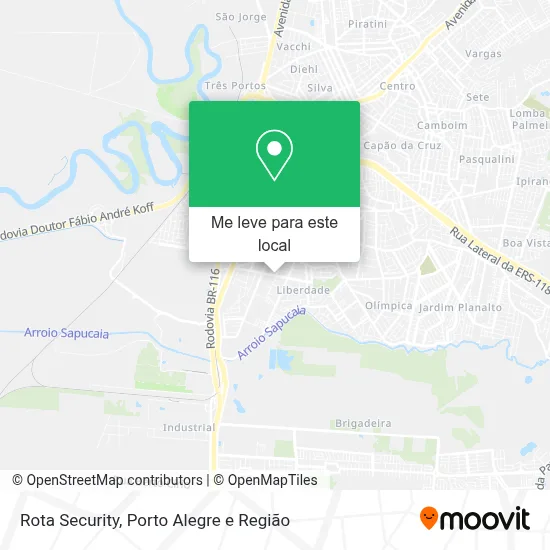 Rota Security mapa