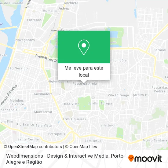 Webdimensions - Design & Interactive Media mapa