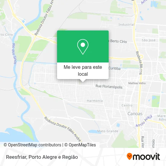 Reesfriar mapa