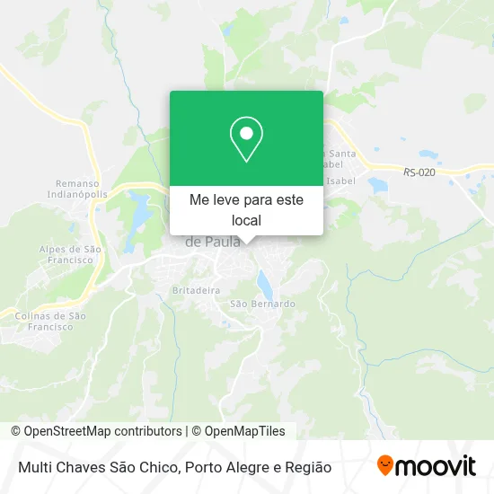 Multi Chaves São Chico mapa