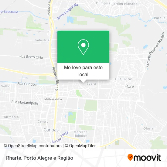 Rharte mapa