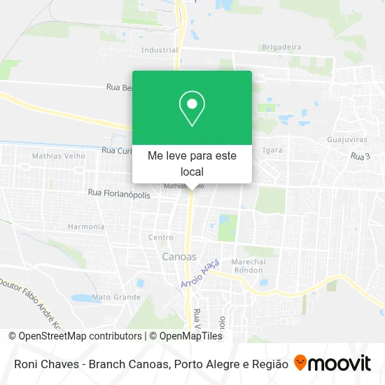 Roni Chaves - Branch Canoas mapa