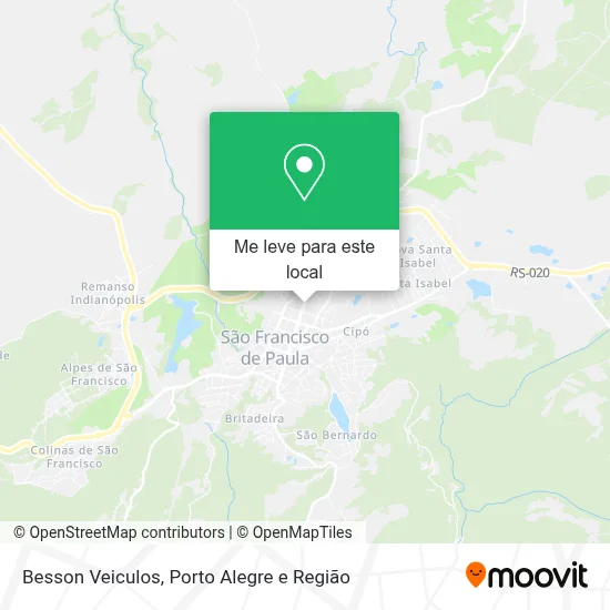 Besson Veiculos mapa