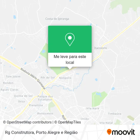 Rg Construtora mapa