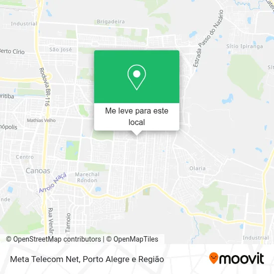 Meta Telecom Net mapa