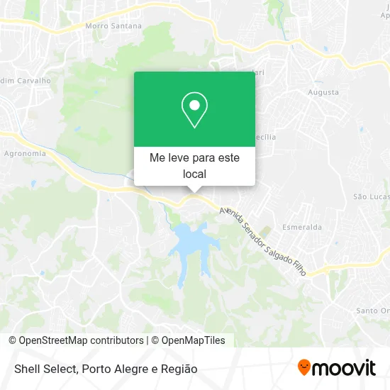 Shell Select mapa