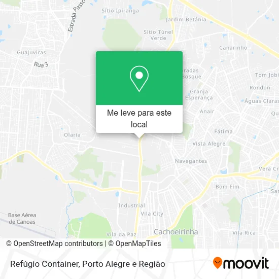 Refúgio Container mapa