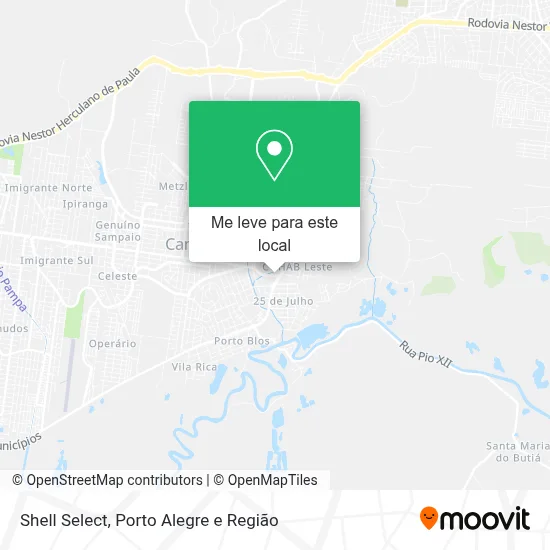 Shell Select mapa