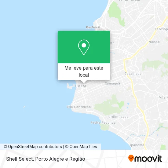 Shell Select mapa
