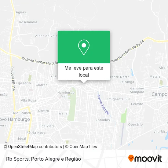 Rb Sports mapa