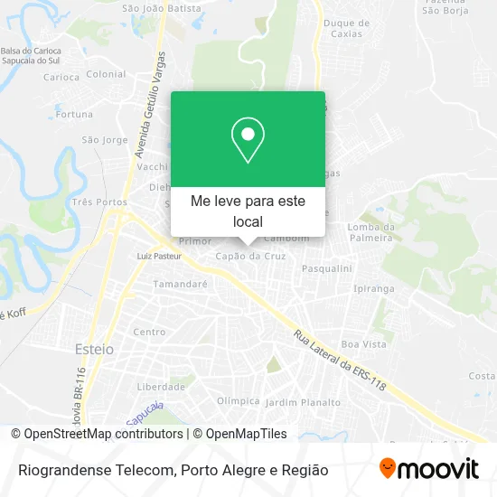 Riograndense Telecom mapa