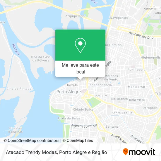 Atacado Trendy Modas mapa