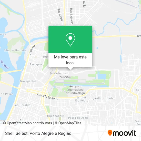 Shell Select mapa