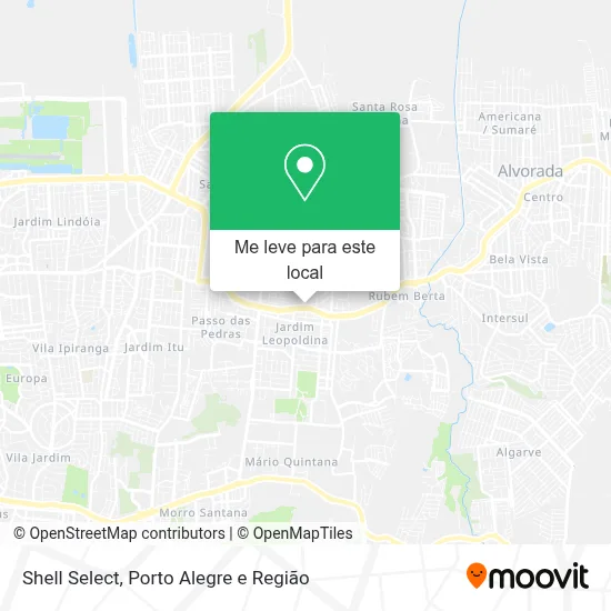 Shell Select mapa