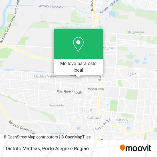Distrito Mathias mapa