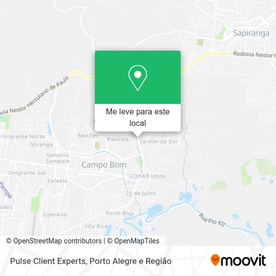Pulse Client Experts mapa