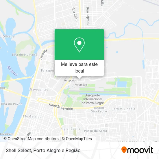 Shell Select mapa