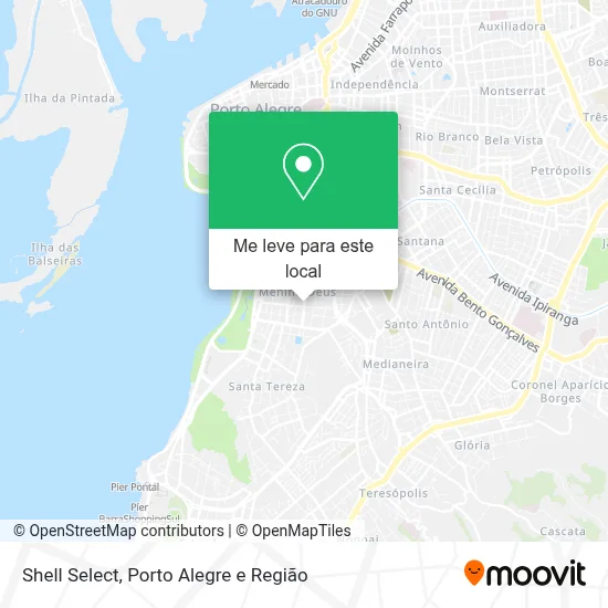 Shell Select mapa