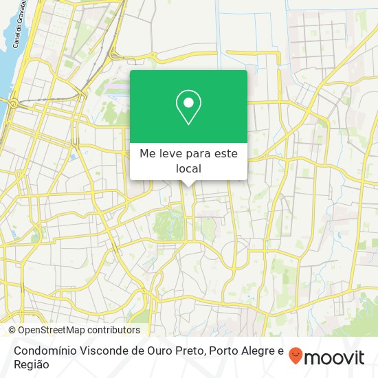 Condomínio Visconde de Ouro Preto mapa