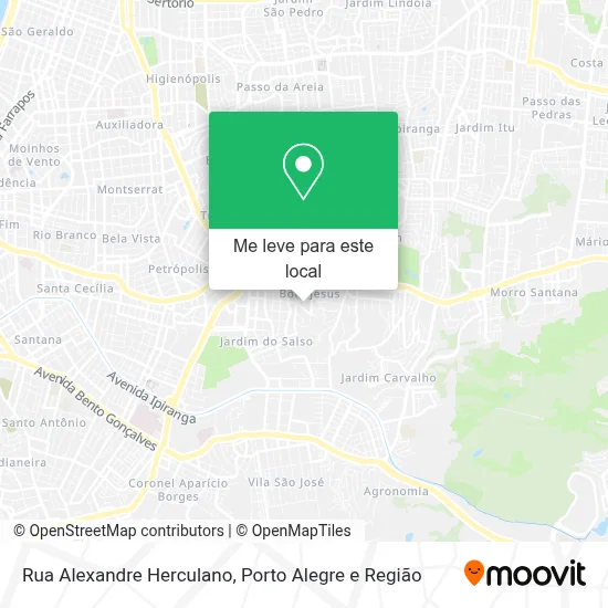 Rua Alexandre Herculano mapa