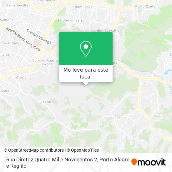 Rua Diretriz Quatro Mil e Novecentos 2 mapa