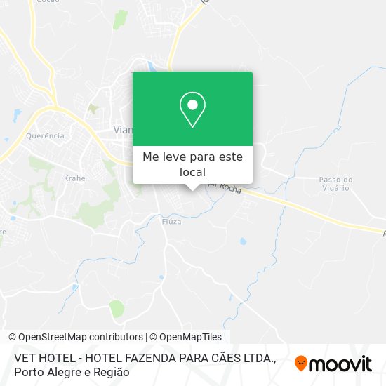 VET HOTEL - HOTEL FAZENDA PARA CÃES LTDA. mapa