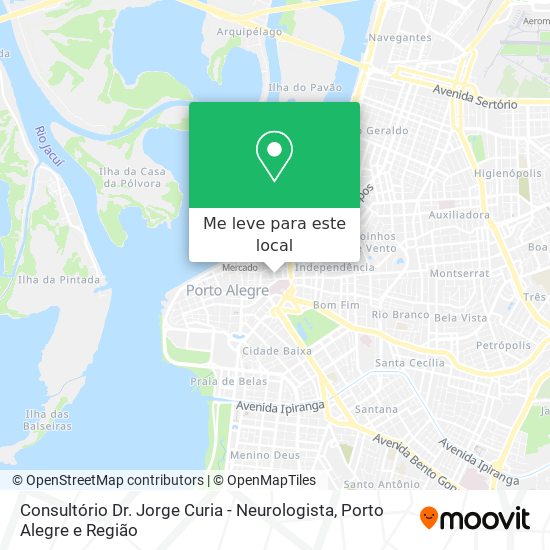 Consultório Dr. Jorge Curia - Neurologista mapa