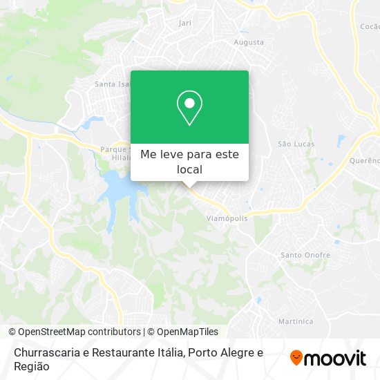 Churrascaria e Restaurante Itália mapa