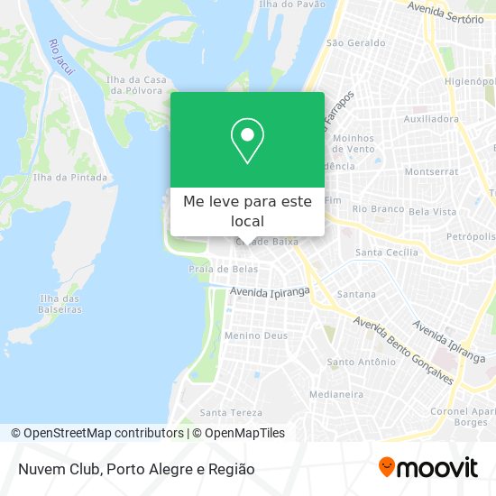 Nuvem Club mapa
