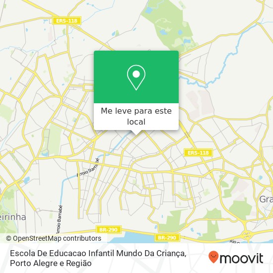 Escola De Educacao Infantil Mundo Da Criança mapa