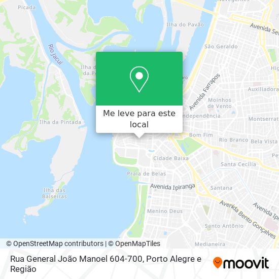 Rua General João Manoel 604-700 mapa