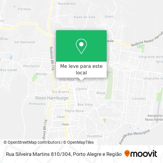Rua Silveira Martins 810/304 mapa