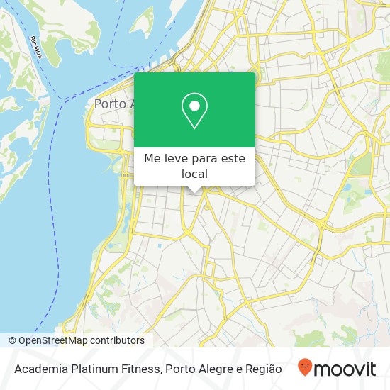 Academia Platinum Fitness mapa