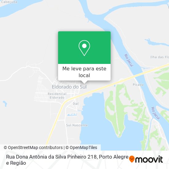 Rua Dona Antônia da Silva Pinheiro 218 mapa